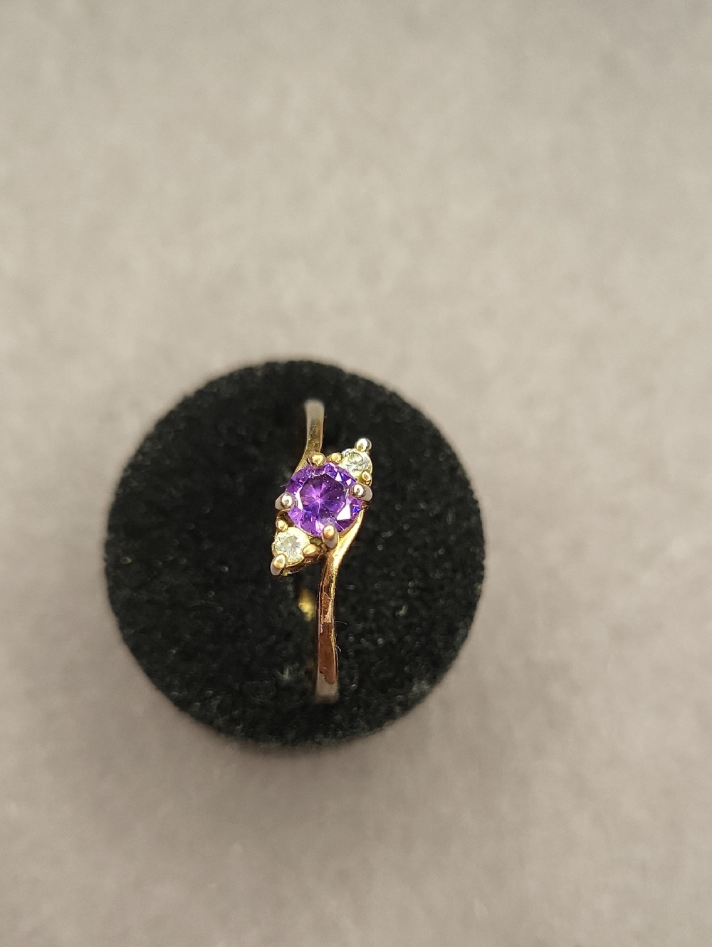 10K Gold Filled Amethyst Ring